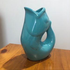 Teal Gurgle Pot